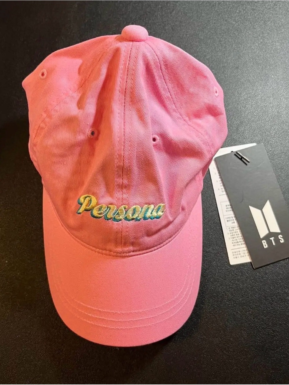 BTS Merch - ‘Persona’ Pink Baseball Cap (NWT)